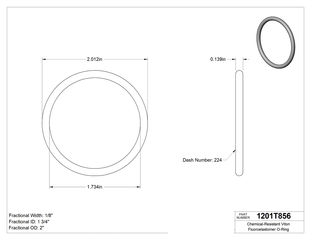 Technical drawing - 1201T856